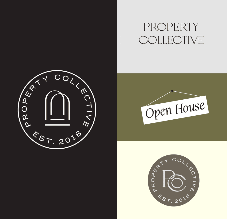 Vier verschiedene animierte Gifs